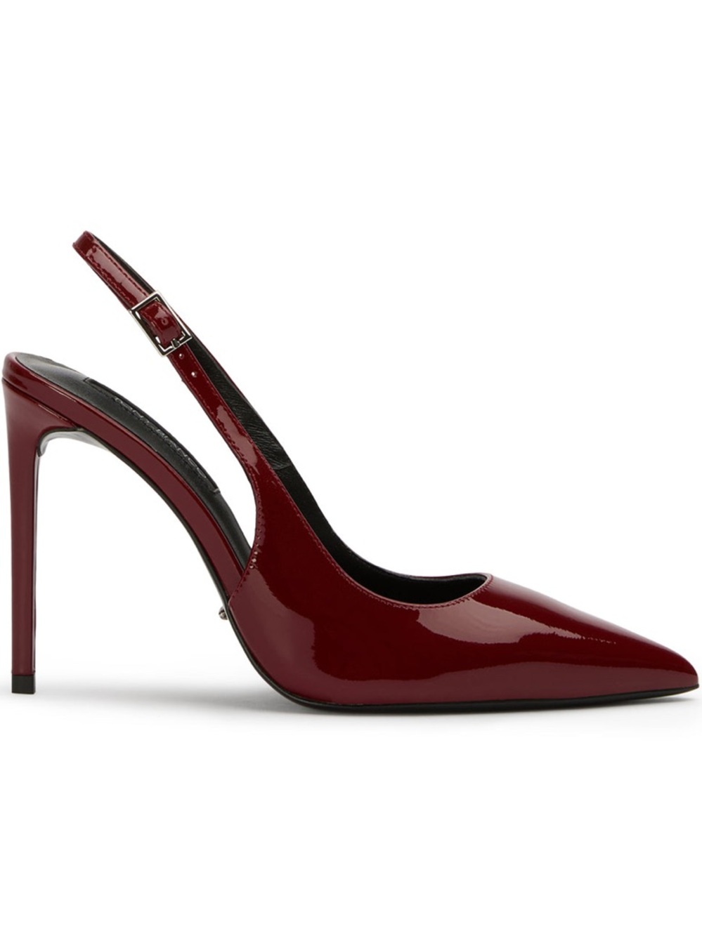 TONY BIANCO ASTI HEEL IN BORDEAUX PATENT LEATHER | VERY SLIGHTLY USED